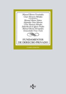 FUNDAMENTOS DE DERECHO PRIVADO 4ª ED MANUEL RIVERA FERNANDEZ