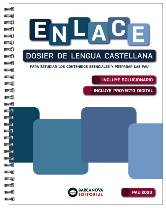 ENLACE DOSIER DE LENGUA CASTELLANA 2º BACHILLERATO con ISBN