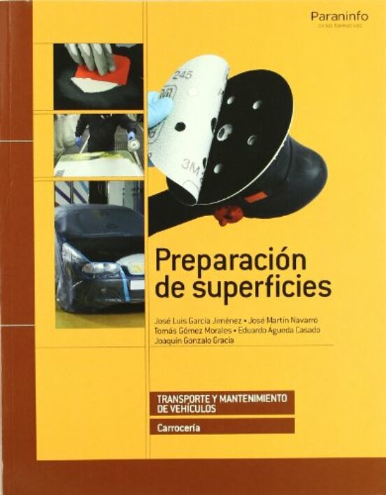 CARROCERIA PREPARACION DE SUPERFICIES GRADO MEDIO Con ISBN