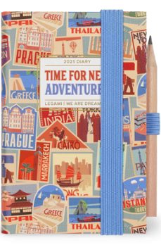 mini agenda 2025 12 meses 2 días página legami travel stickers-8052694013615