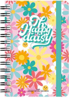 agenda 2026 12 meses semana vista con espiral legami daisy-8052694032715