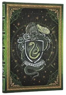 cuaderno slytherin midi rayada tapa dura paperblanks-9781408765135