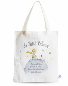 bolsa de tela el principito blanca planeta-3453131152075