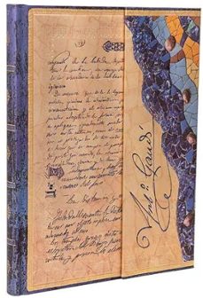 libreta paperblanks gaudí manuscrito de reus ultra rayada-9781439797785