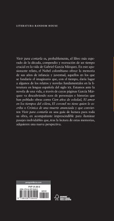 vivir para contarla-gabriel garcia marquez-9788439728405