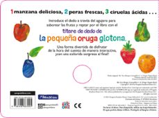 la pequeña oruga glotona 1 2 3: libro titere de dedo-eric carle-9788448863005
