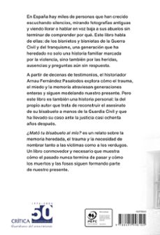 ¿mató tu bisabuelo al mío?-arnau fernandez pasalodos-9788491998105