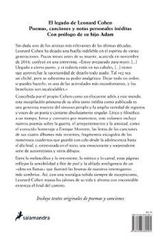 la llama-leonard cohen-9788498389005