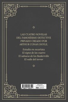 sherlock holmes. cuatro novelas-arthur conan doyle-9788411326315