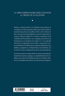 los filósofos presocráticos. historia crítica con selección de textos-9788424941215