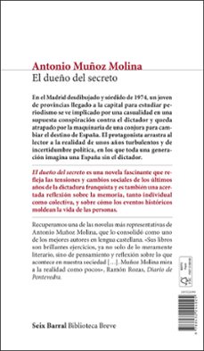 el dueño del secreto-antonio muñoz molina-9788432244025