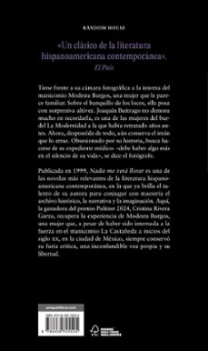 nadie me verá llorar-cristina rivera garza-9788439745525
