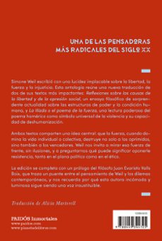 escribir contra la fuerza-simone weil-9788449344725