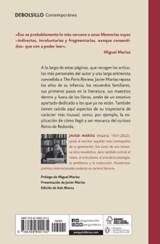aquella mitad de mi tiempo: al mirar atras-javier marias-9788499890135