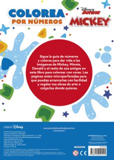 mickey. colorea por números con ceras-9788410029545