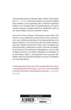 arte de amar-publio ovidio nason-9788424940645