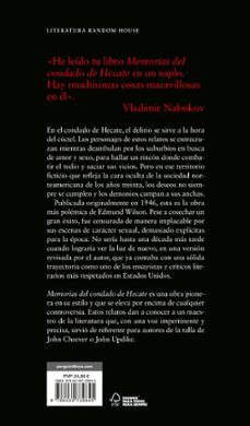 memorias del condado de hecate-edmund wilson-9788439739845