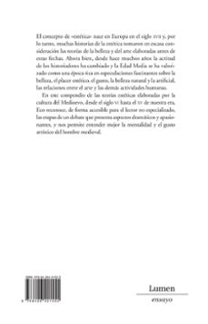 arte y belleza en la estetica medieval-umberto eco-9788426421555