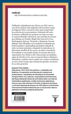 la memoria perdida de las cosas-eugenio trias-9788430628155