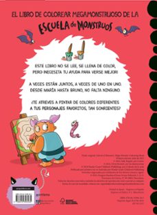 escuela de monstruos - el libro de colorear mega monstruoso-sally rippin-9788410396265