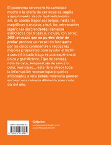 365 cervezas que no puedes dejar de probar-juan muñoz ramos-9788415989165