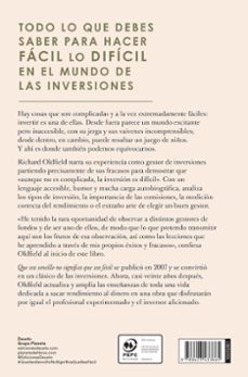 que sea sencillo no significa que sea fácil-richard oldfield-9788423433865