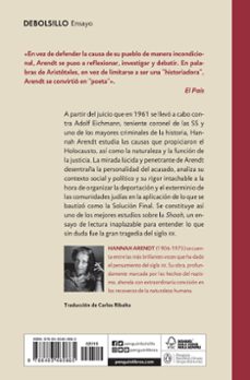 eichmann en jerusalen-hannah arendt-9788483460665