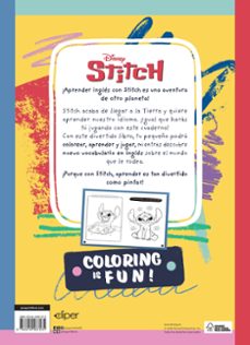 aprende y colorea en ingles con stitch-9788419487575