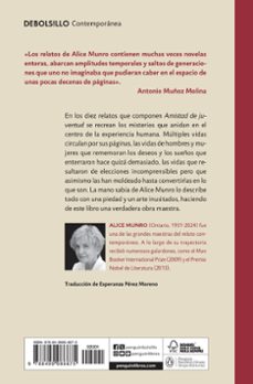 amistad de juventud-alice munro-9788499086675