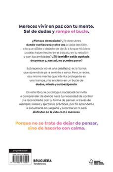 cómo dejar de dar vueltas a todo-laia sabate-9788402430595