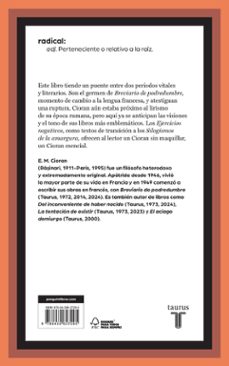 ejercicios negativos-emile michel cioran-9788430627295