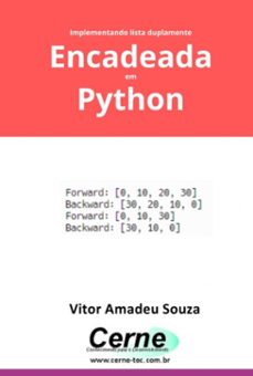 implementando lista duplamente encadeada em python (ebook)-vitor amadeu souza-3410007028605