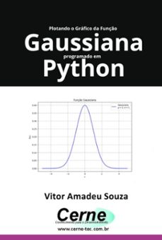 plotando o grafico da funço gaussiana programado em python (ebook)-vitor amadeu souza-3410007078105