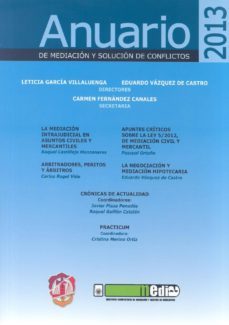 anuario de mediacion y solucion de conflictos-leticia garcia villaluenga-9772340968005