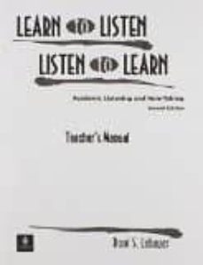learn to listen, listen to learn teacher s manual-9780139194405