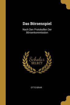 das b�rsenspiel-9780270181005