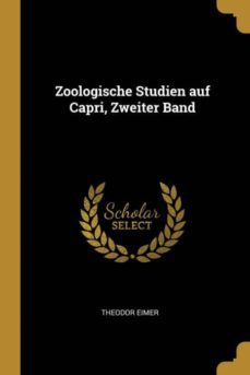 zoologische studien auf capri, zweiter band-9780274051205