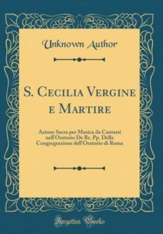 s. cecilia vergine e martire-9780365096405