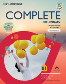 complete preliminary self study pack (sb with answers with online practice and wb with answers with audio download and class audio)for the revised exam from 2020-9781108525305