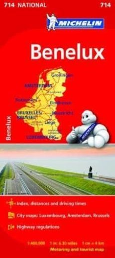 benelux 2019 (mapa national michelin) (ingles)-9782067170605