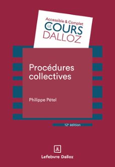 procédures collectives 12ed-philippe pétel-9782247253005
