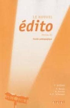 nouvel edito b2: guide pedagogique-corina brillant-virginie bazou-9782278067305