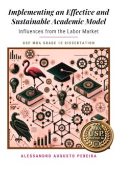 implementing an effective and sustainable academic model (ebook)-alessandro augusto pereira-9786501084305