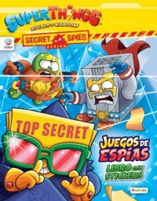 libro de stickers superzings secret spies series-9788412263305