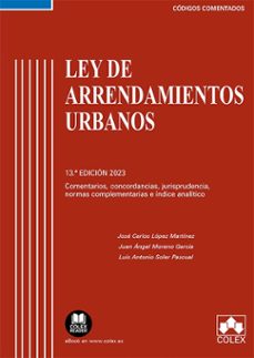 ley de arrendamientos urbanos-jose carlos lopez martinez-9788413598505