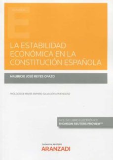 estabilidad economica en la constitucion española-mauricio jose reyes opazo-9788413913605