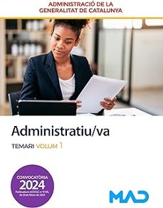 administratiu/va. temari volum 1-9788414280805