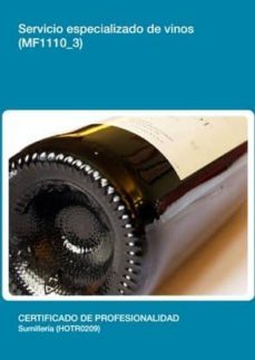 (i.b.d.) servicio especializado de vinos. certificados de profesionalidad. sumilleria-9788416102105