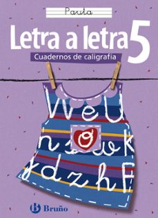 letra a letra, caligrafia (5º educacion primaria, pauta)-9788421634905