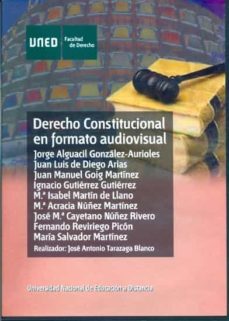derecho constitucional en formato audiovisual (dvd)-jorge alguacil auroles-9788436256505